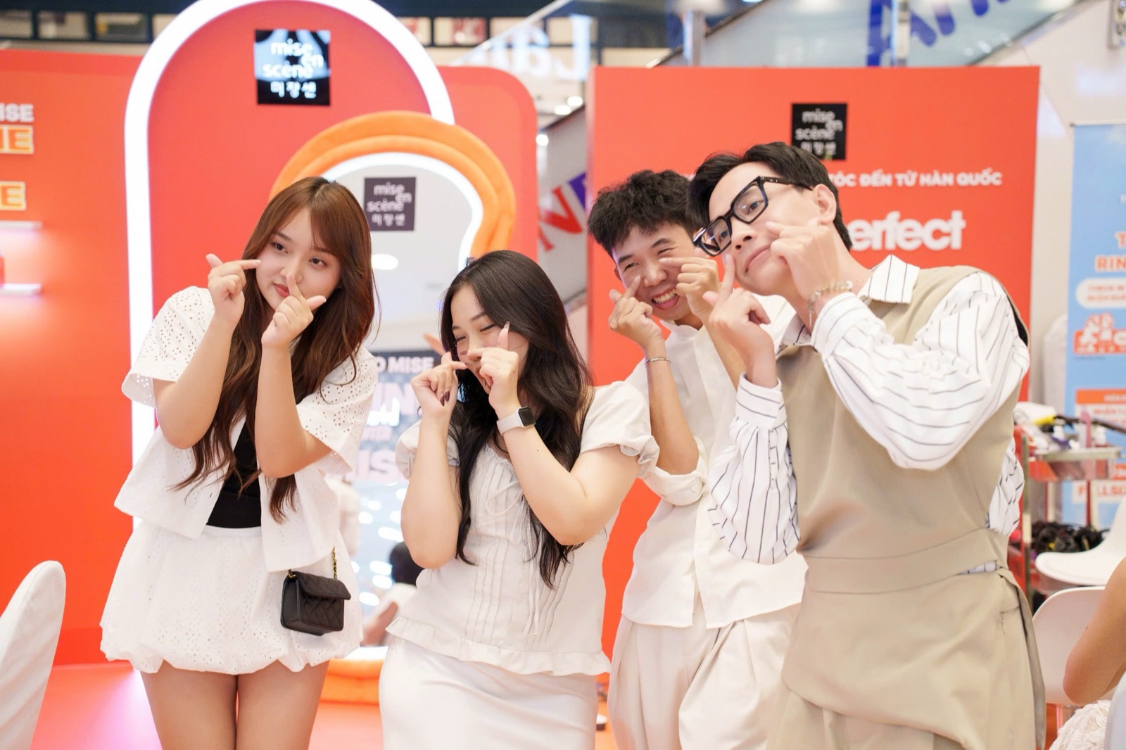 Creators at a mise en scène activation