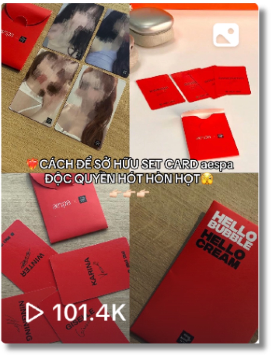TikTok UGC set-card video