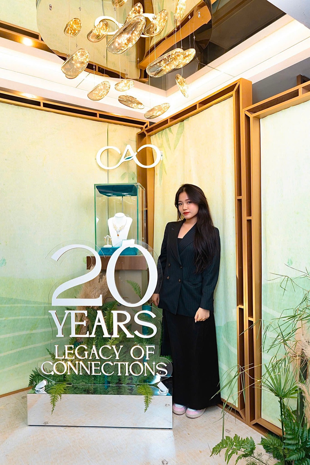 At the CAO “20 Years - Legacy of Connections” event display